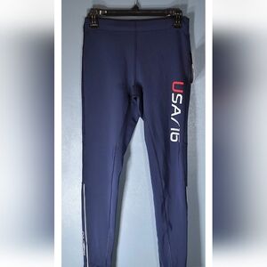 Polo Sport running tights Men's small, blue